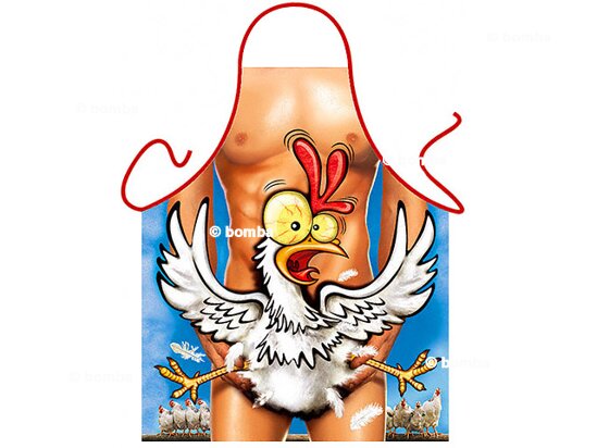 Schürze Verrücktes Huhn