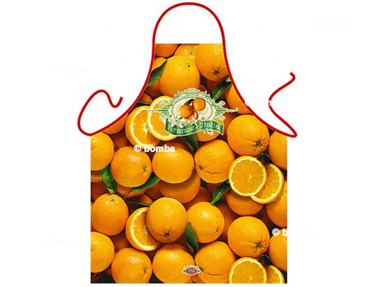Schürze mit Orangen