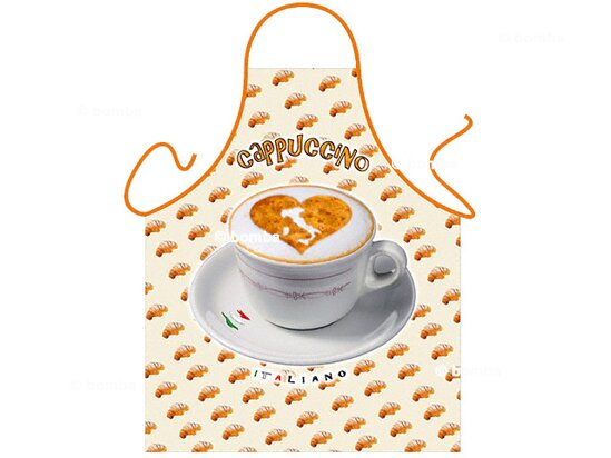 Schürze für Cappuccino-Liebhaber