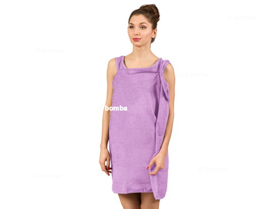 Lila Damen-Badeponcho